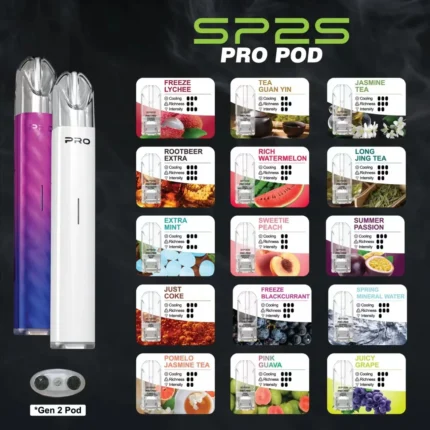 Sp2s pro菸彈 | 一盒3顆菸彈 | 兼容Relx、sp2s、Candy等一代主機